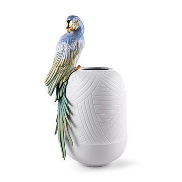 Macaw Bird Vase in Lladró