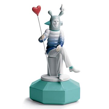 The Lover I Sculpture. By Jaime Hayon in Lladró