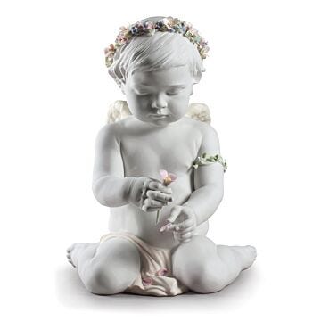 Cherub of Our Love Angel Figurine. Limited Edition in Lladró