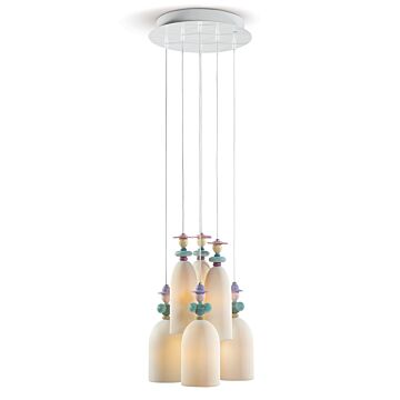 Mademoiselle 6 Lights Gathering in The Lawn Ceiling Lamp in Lladró
