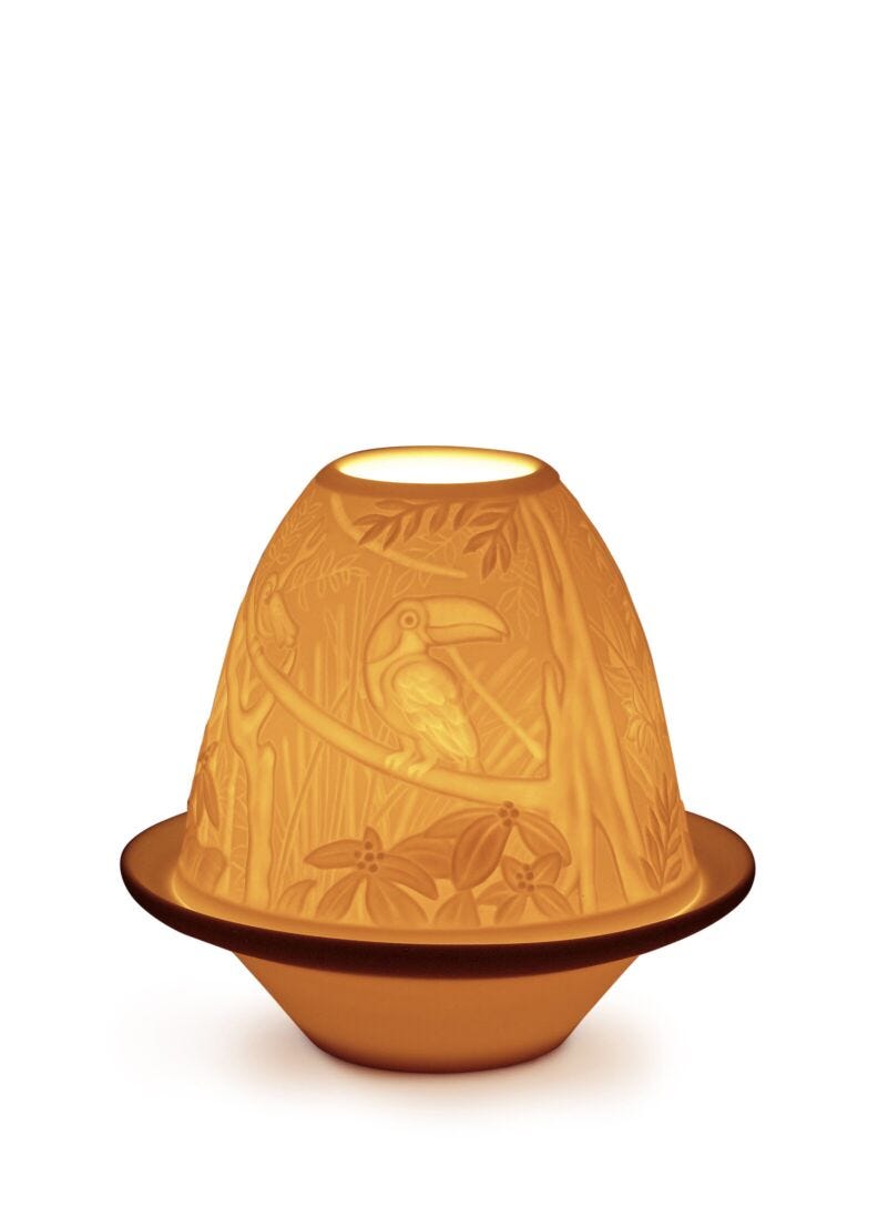 Toucans Lithophane with Plate, 1 of 5