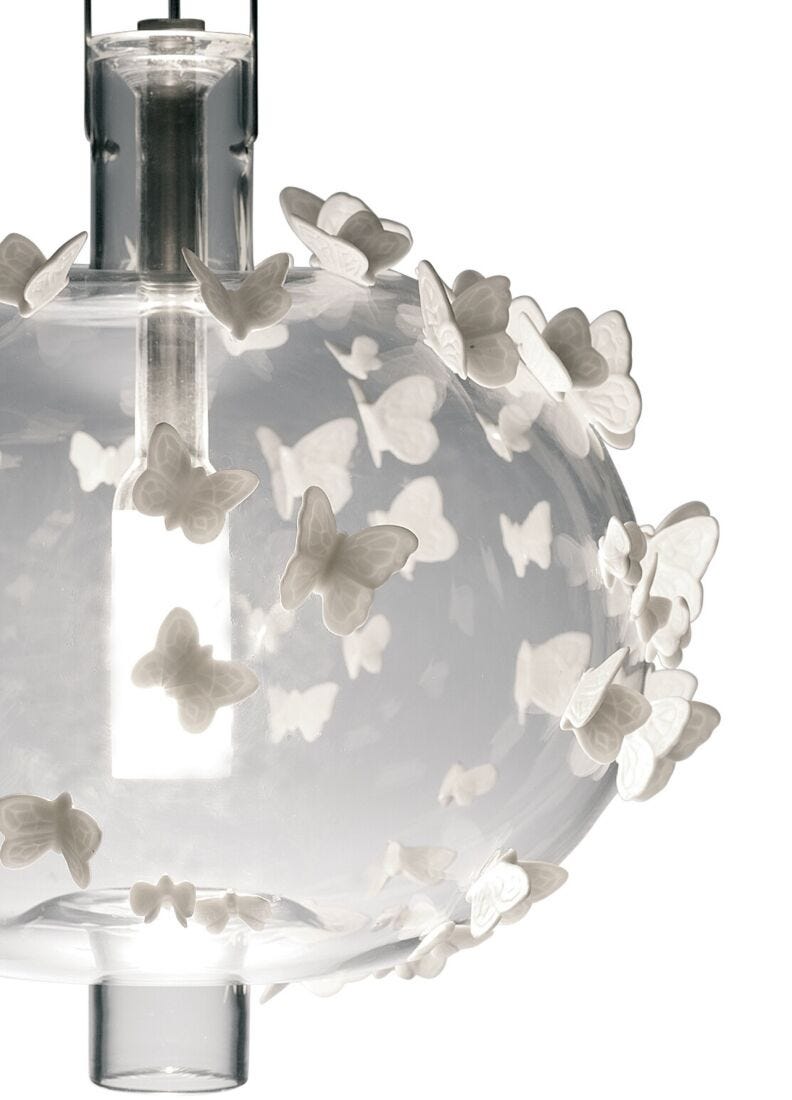 Freeze Frame Butterflies Ceiling Lamp (US) in Lladró