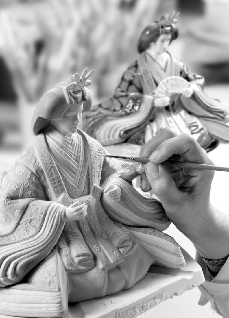 Hina Dolls - Empress Sculpture. Limited Edition in Lladró