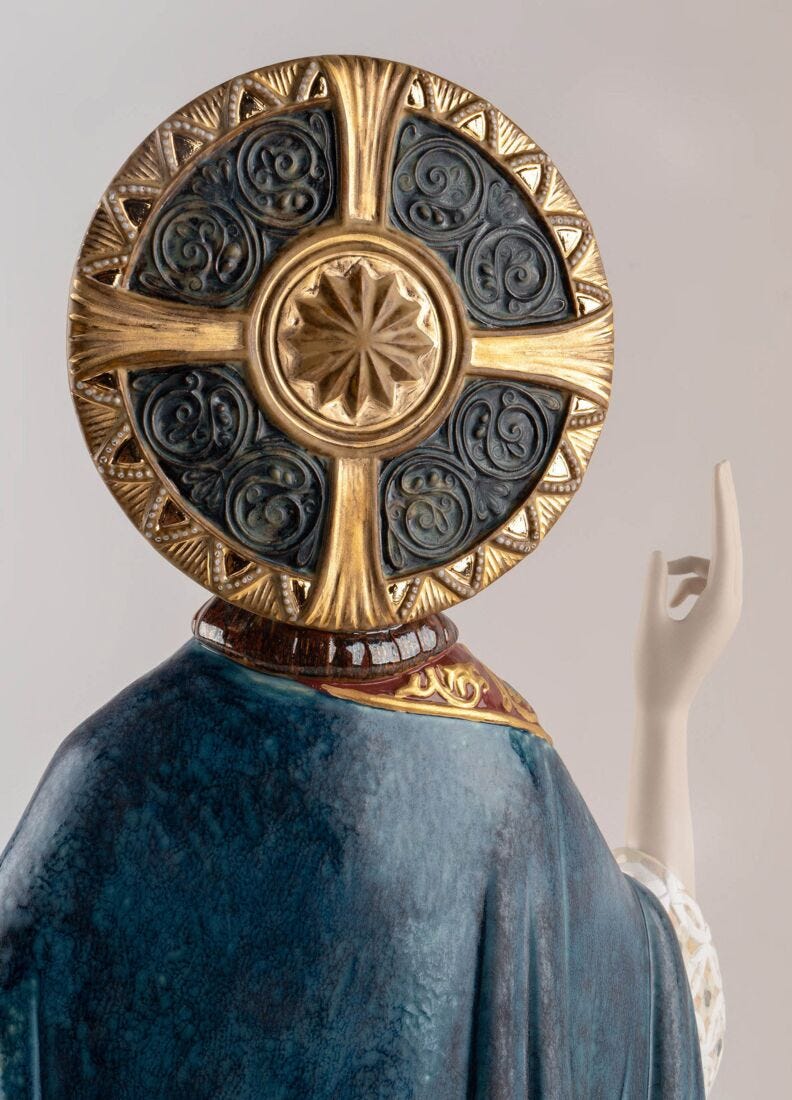 Romanesque Christ Sculpture. Limited Edition in Lladró