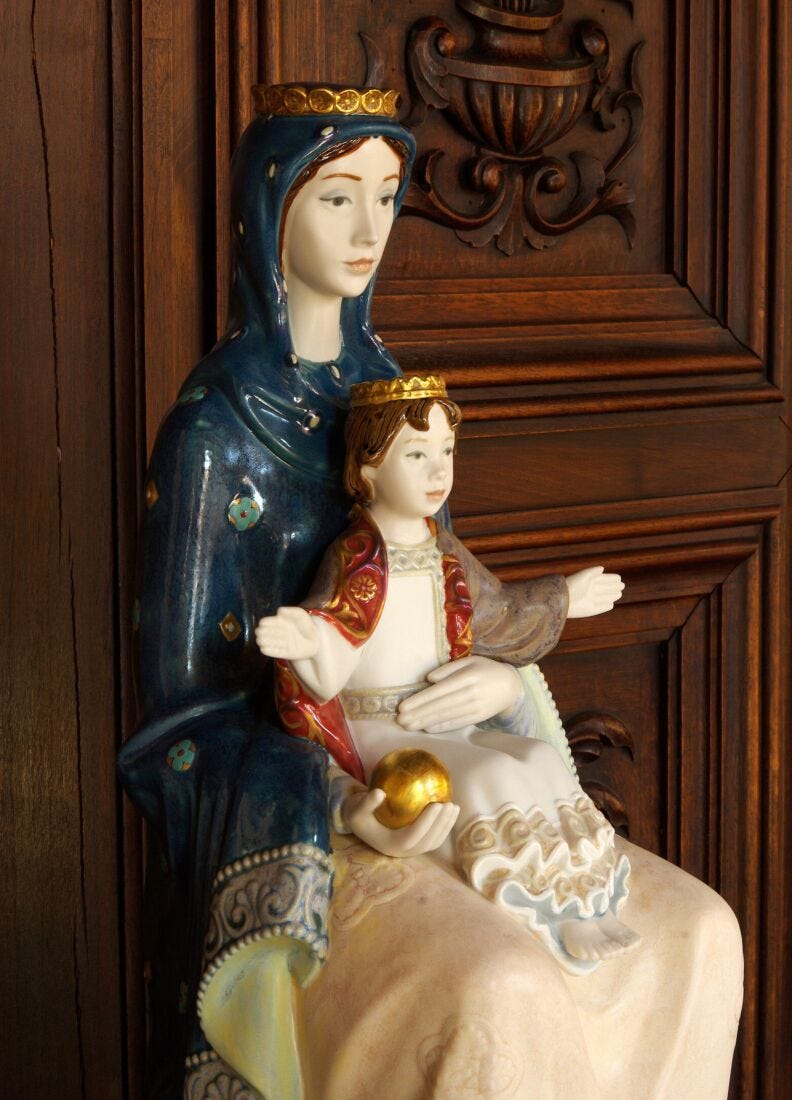 Figurina Maternità romanica. Edizione limitata in Lladró