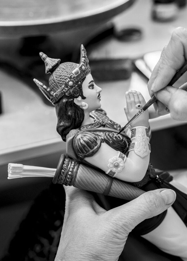 Gita Saar Sculpture. Limited Edition in Lladró
