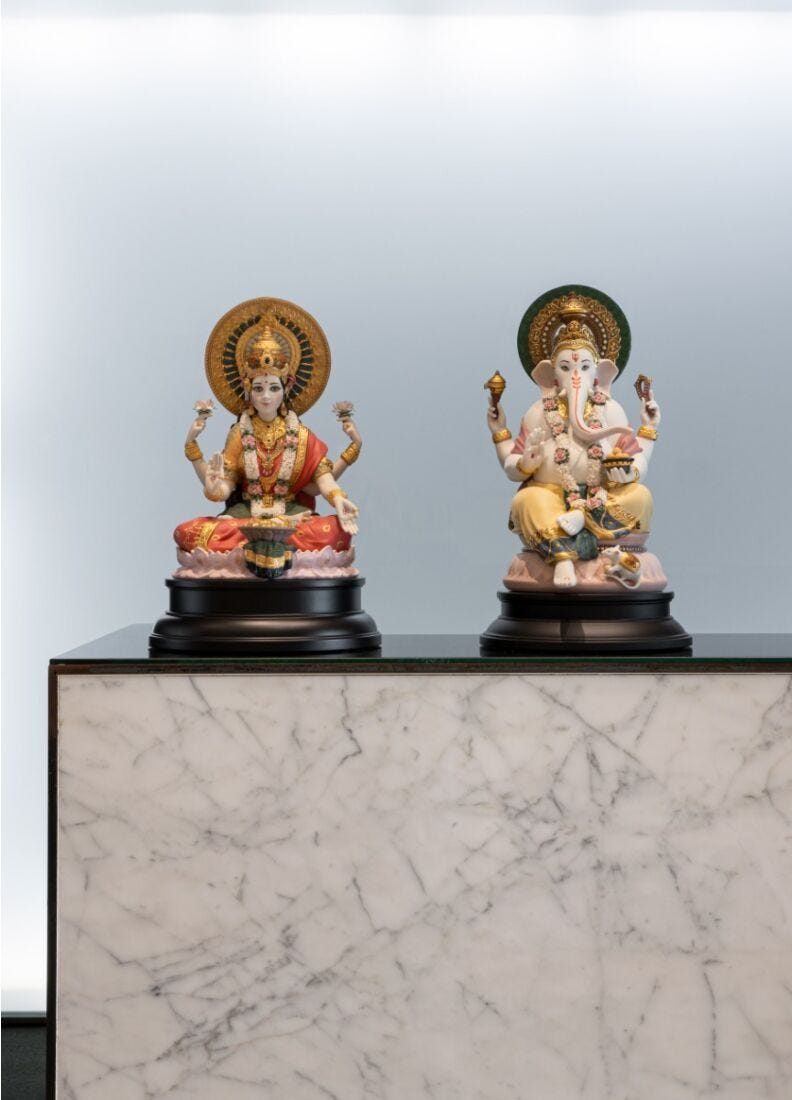 Goddess Lakshmi - Lladro-Japan