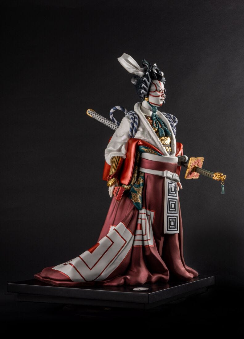Escultura Japan-Kabuki. Serie Limitada en Lladró