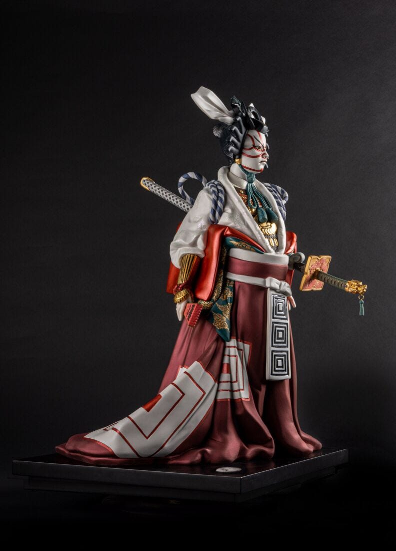 Japan-Kabuki Sculpture. Limited Edition in Lladró