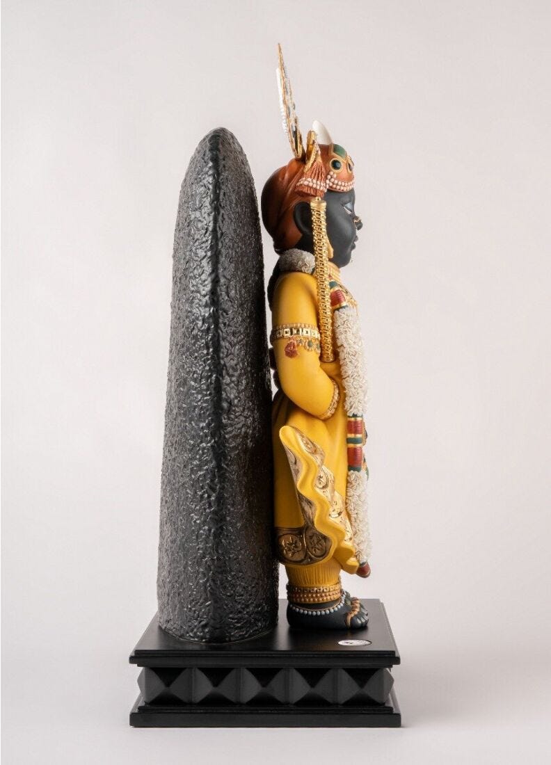 Lord Shrinathji Sculpture. Limited Edition in Lladró