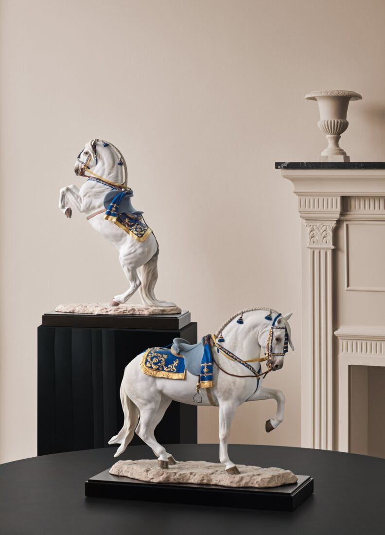 Spanish Pure Breed Sculpture - Haute École. Limited Edition, 7 of 10