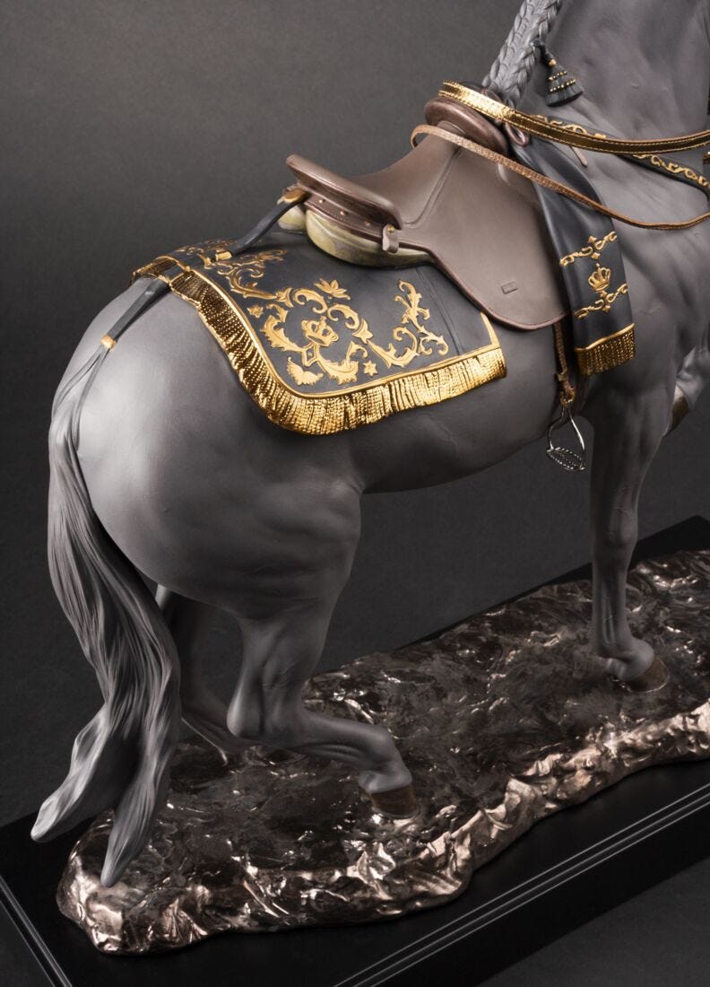 Escultura Caballo español. Negro. Serie Limitada, 11 de 11