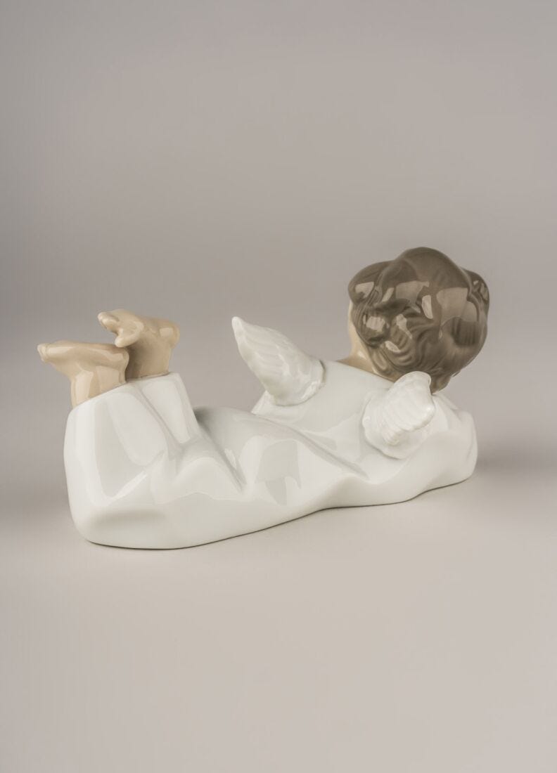 Lladro 4541 ANGEL LAYING DOWN Pricing and Reference Guide