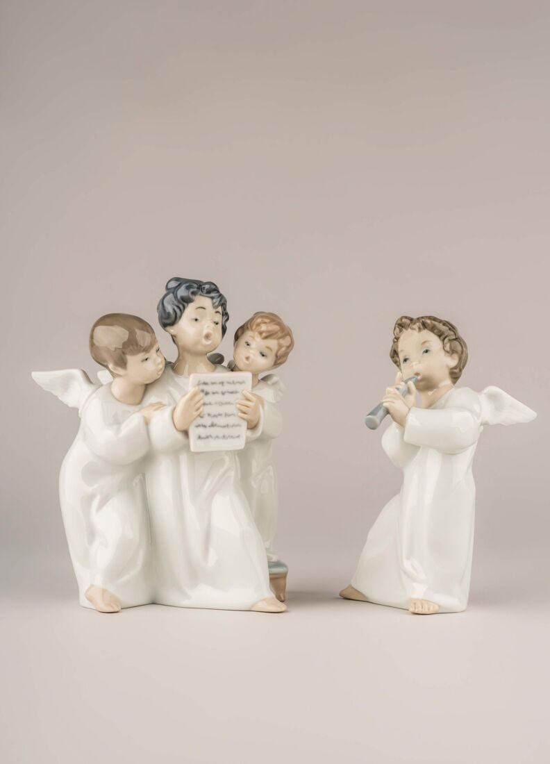 Angels' Group Figurine in Lladró