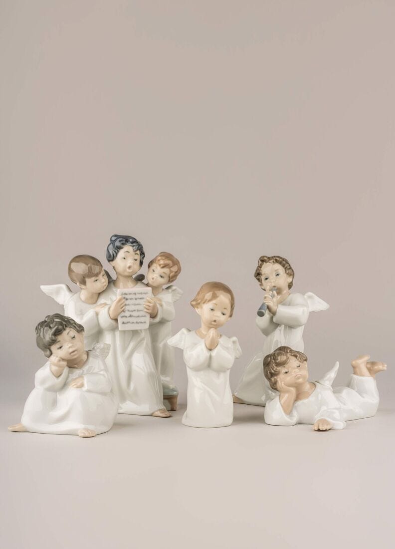 Angels' Group Figurine in Lladró