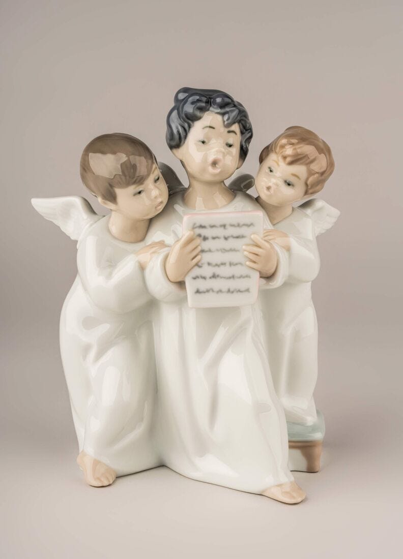 Angels' Group Figurine in Lladró