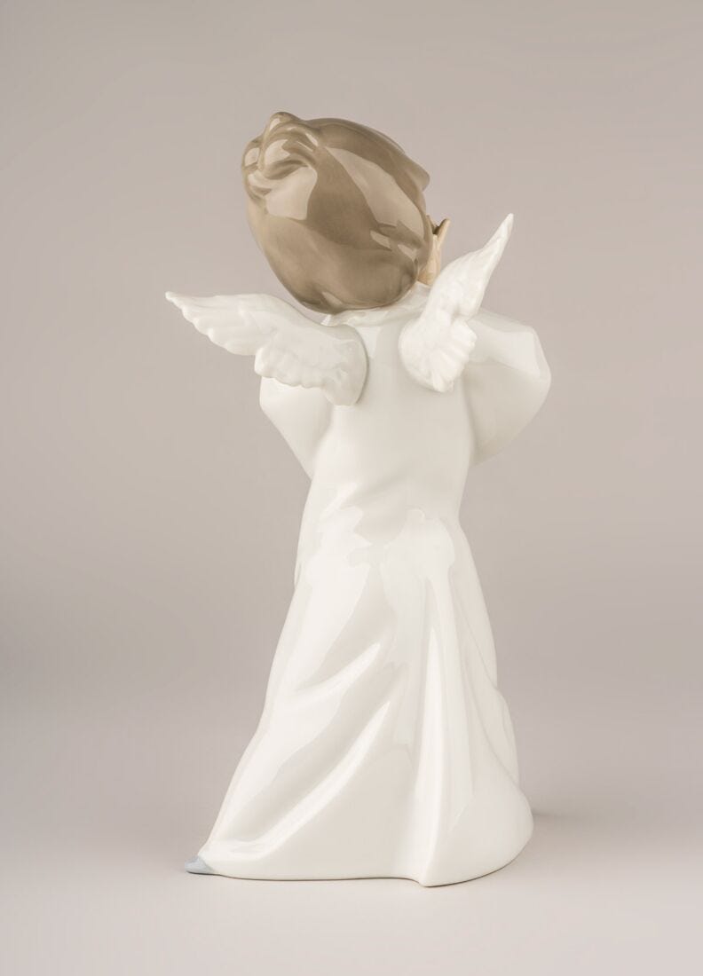 Mime Angel Figurine in Lladró