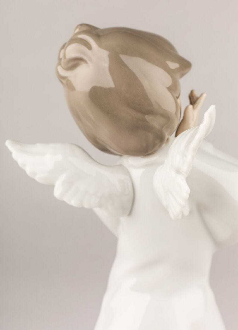 Mime Angel Figurine in Lladró