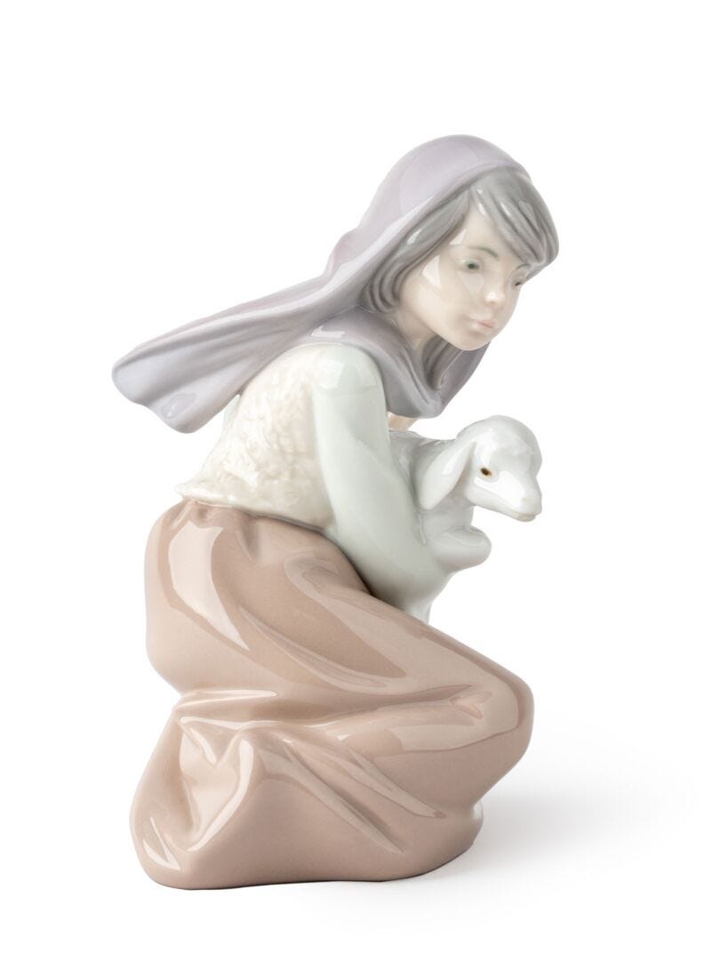 Lost Lamb Nativity Figurine in Lladró