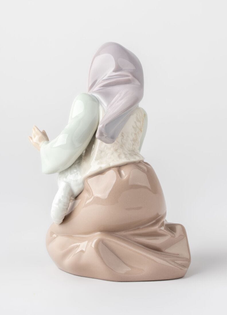Lost Lamb Nativity Figurine in Lladró