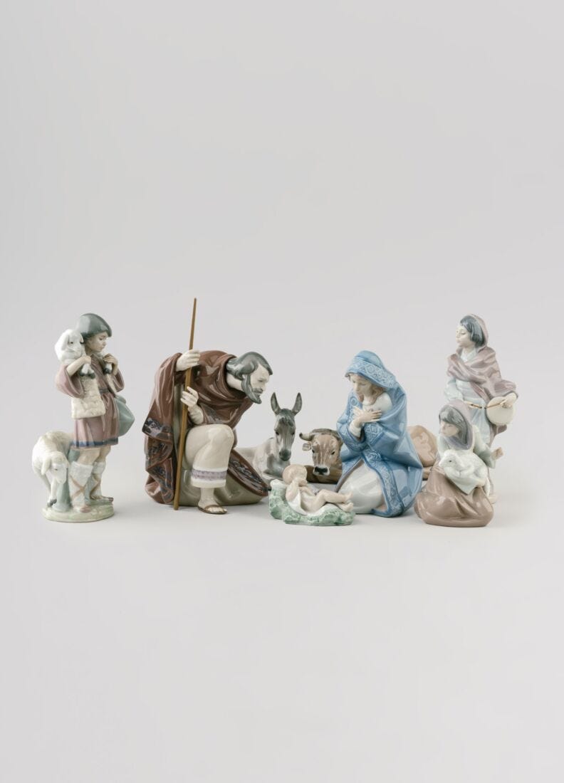 Lost Lamb Nativity Figurine in Lladró