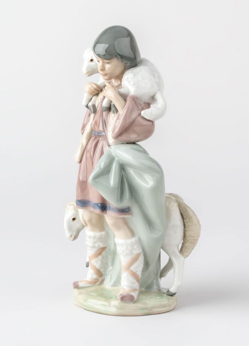 Shepherd Boy Nativity Figurine in Lladró