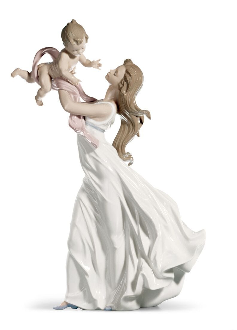 Figurina Madre Il mio bellissimo bebè in Lladró