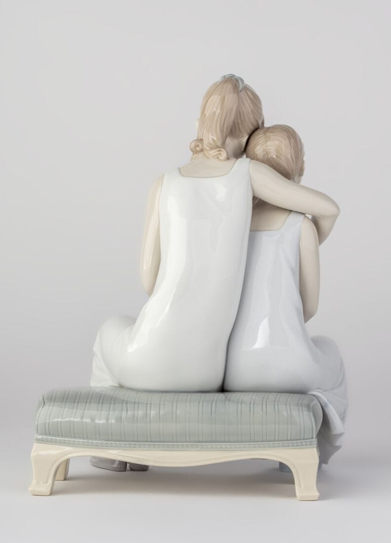 Figura niñas Mi hermana, mi amiga en Lladró
