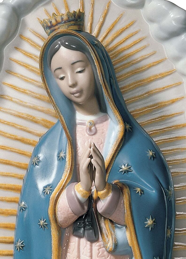 Figura Virgen de Guadalupe en Lladró