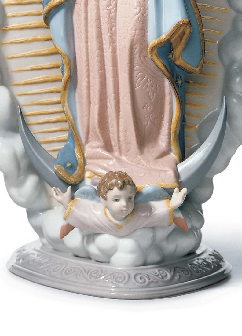 Figura Virgen de Guadalupe en Lladró