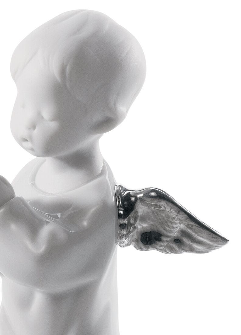 Figurina Angioletto che prega. Lustro argento in Lladró