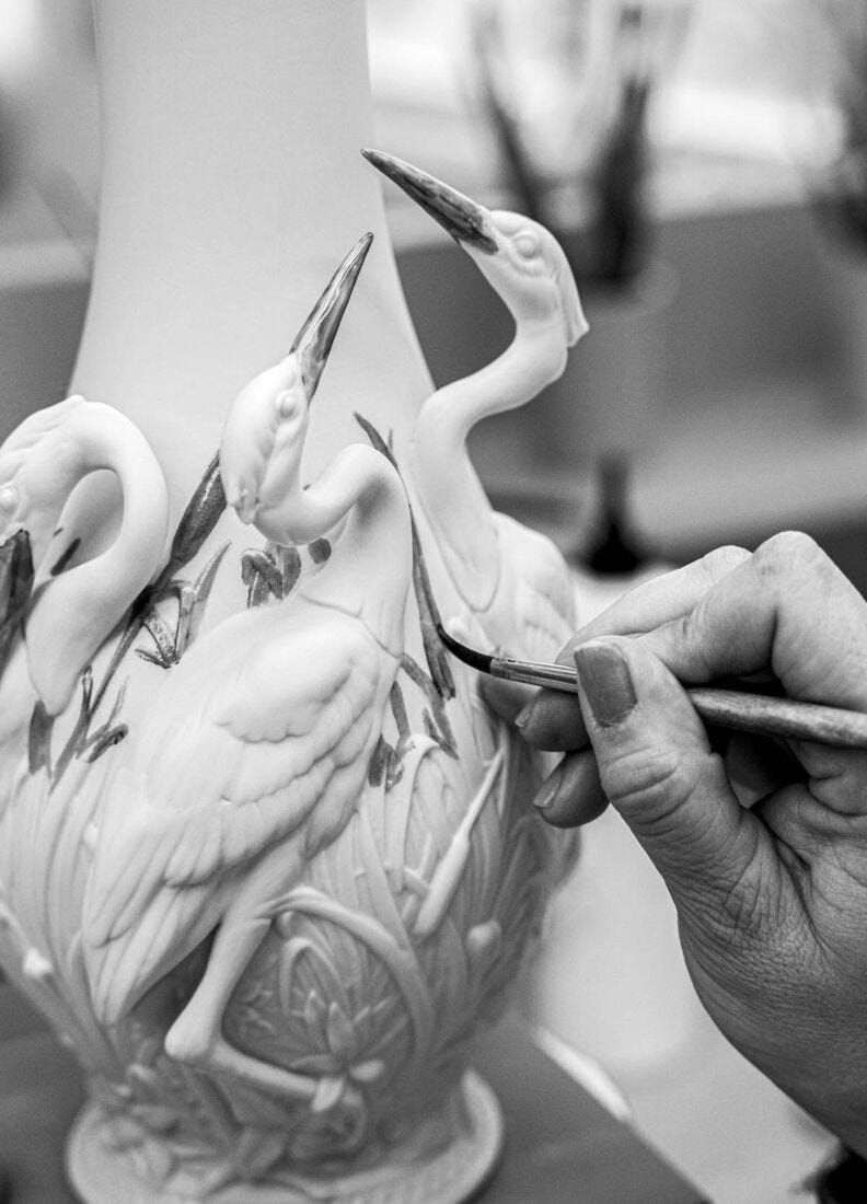 Heron's Vase I (Re-Deco/Silver) | リヤドロ公式オンライン