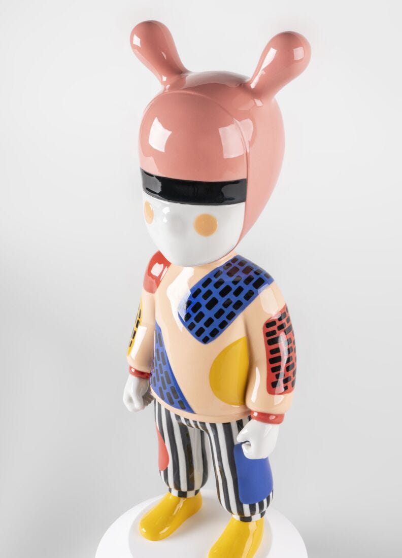 The Guest by Camille Walala - Big Sculpture. Limited Edition in Lladró