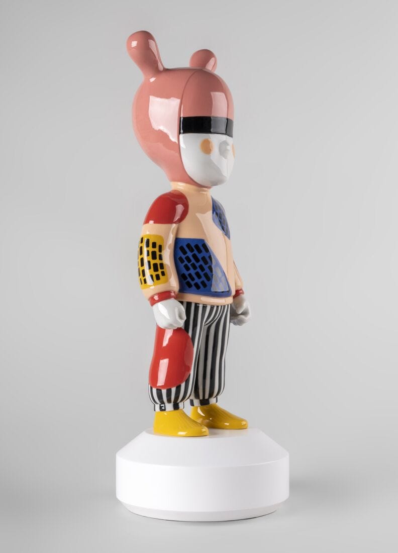 The Guest by Camille Walala - Big Sculpture. Limited Edition in Lladró
