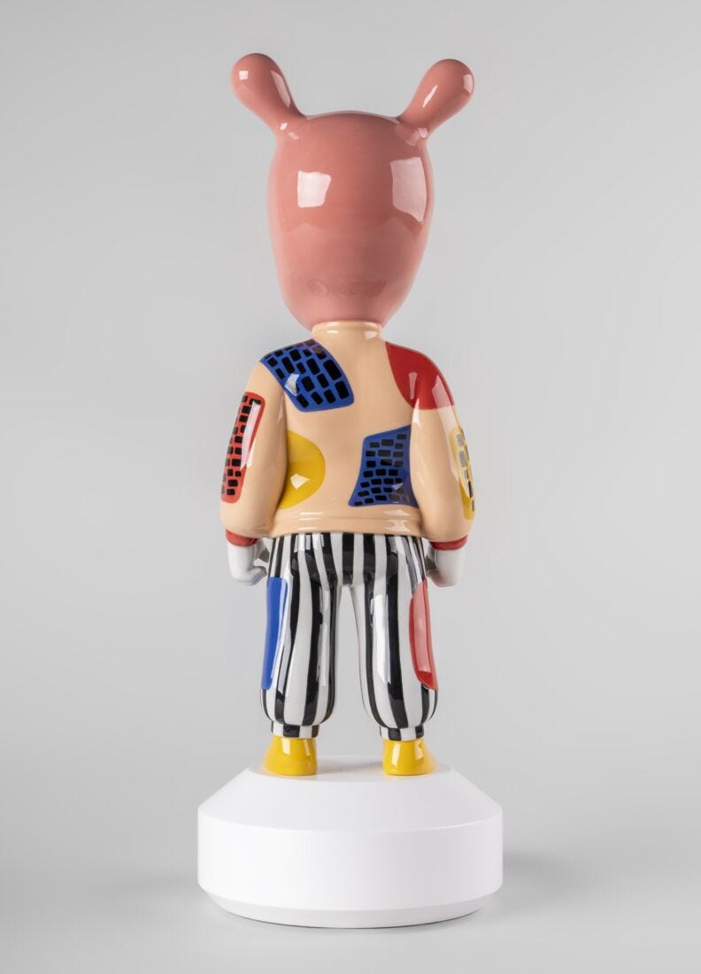 The Guest by Camille Walala - Big Sculpture. Limited Edition in Lladró