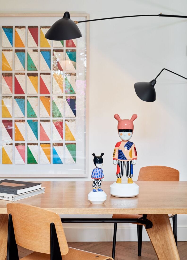 The Guest by Camille Walala - Little Sculpture. Numbered edition in Lladró