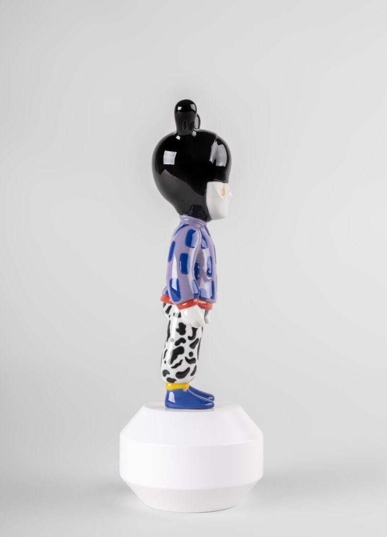 The Guest by Camille Walala - Little Sculpture. Numbered edition in Lladró