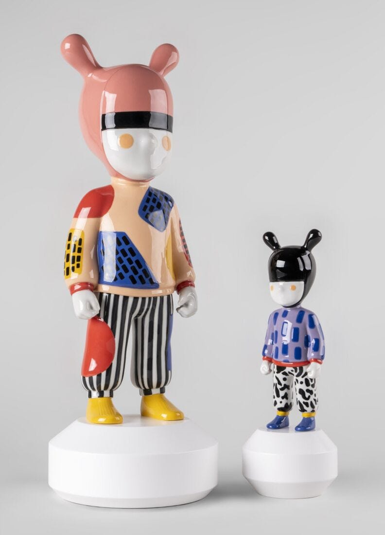The Guest by Camille Walala - Little Sculpture. Numbered edition in Lladró