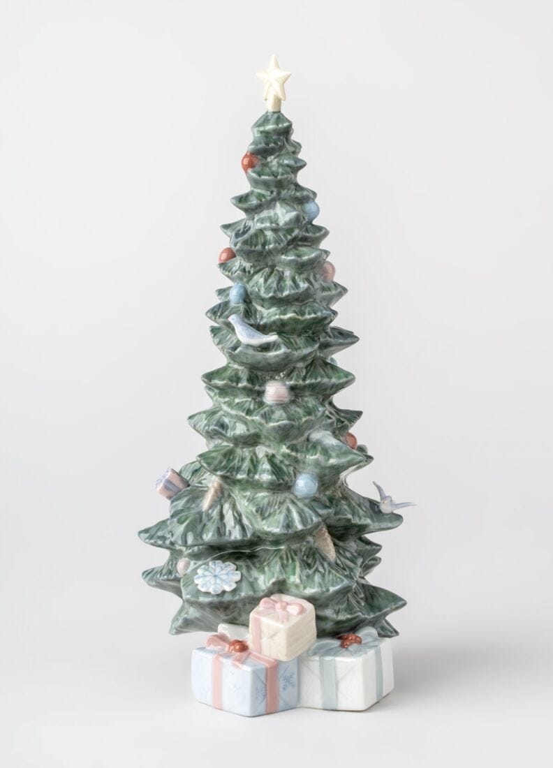 超激安 O Christmas Lladro-USA - Figurine Tree 置物