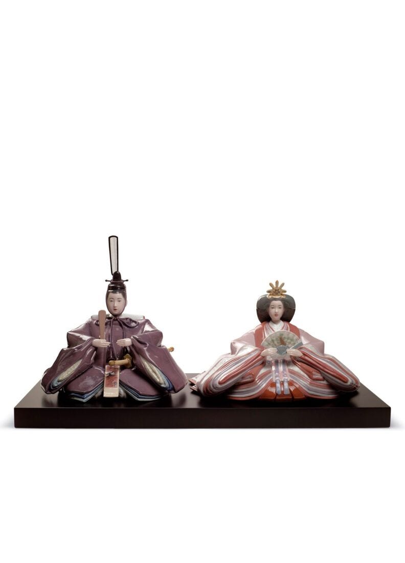 Hina Dolls Festival Figurine. Limited Edition, 1 of 4