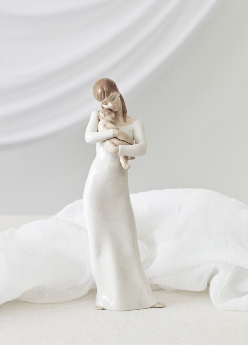 Goodnight My Angel Mother Figurine in Lladró