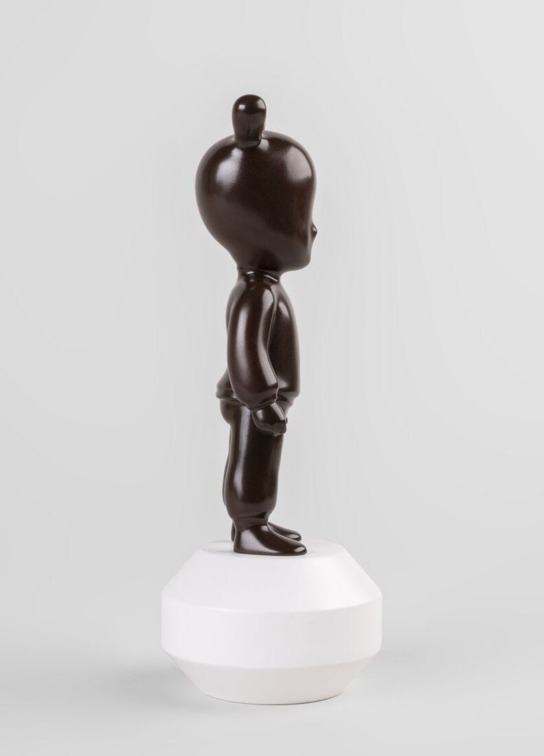The chocolate Guest Sculpture. Small model, 4 of 7
