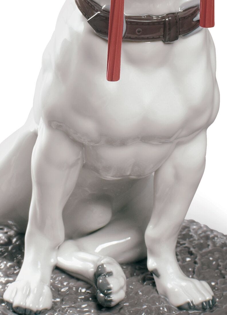 Figura perro Jack Russell con regaliz en Lladró