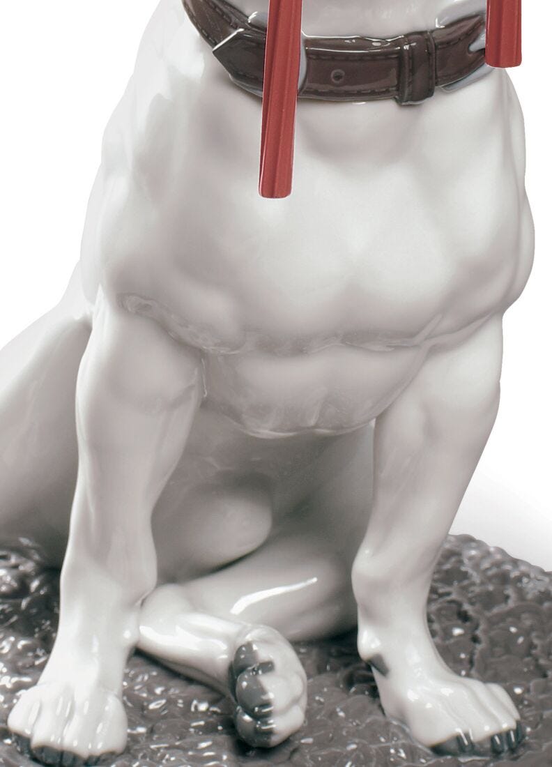 Jack Russell with Licorice Dog Figurine in Lladró