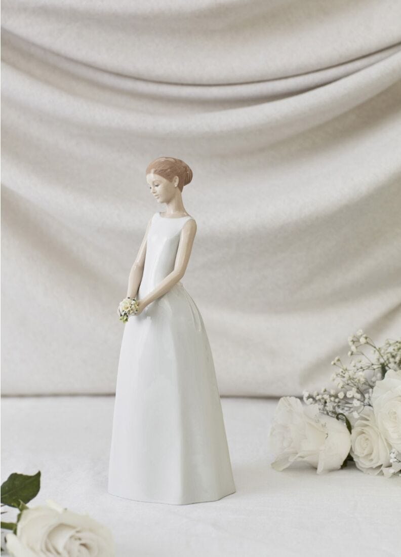 Figurina Sposa raggiante in Lladró