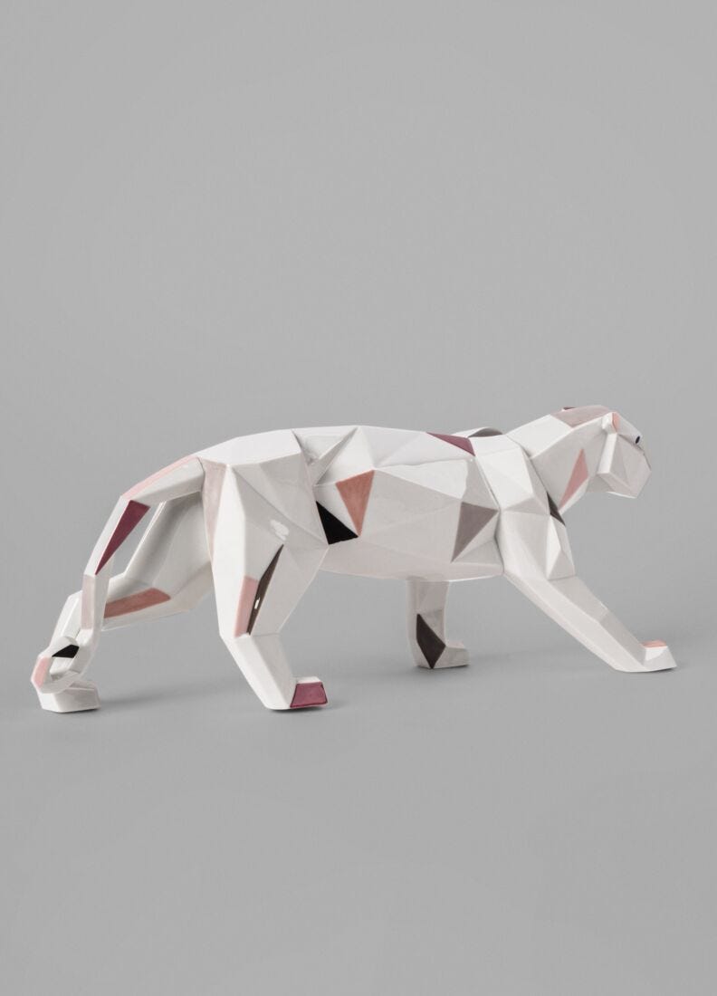 Escultura Pantera en Lladró