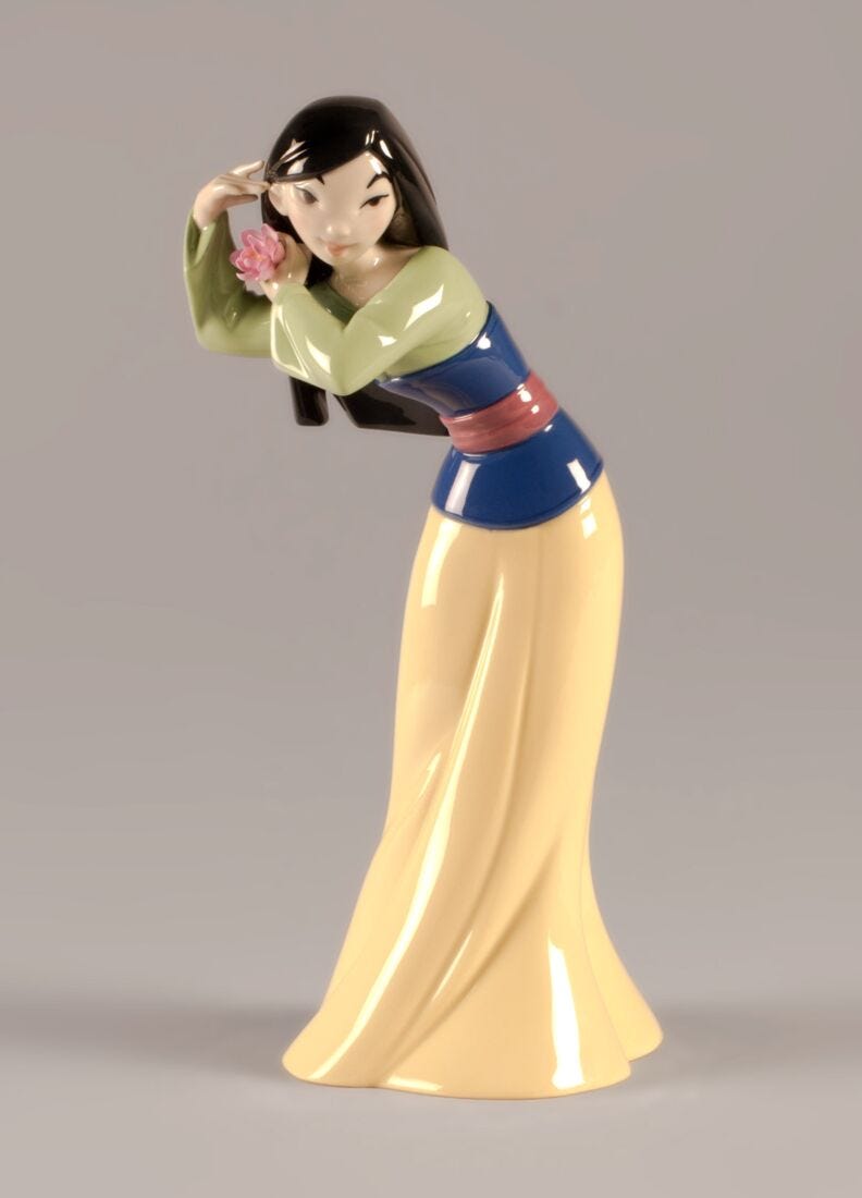 Figura Mulan en Lladró