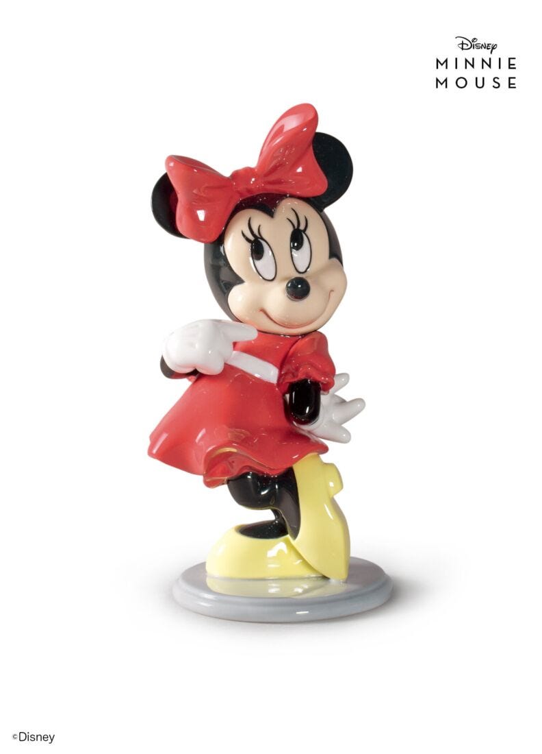 Minnie Mouse Figurine in Lladró