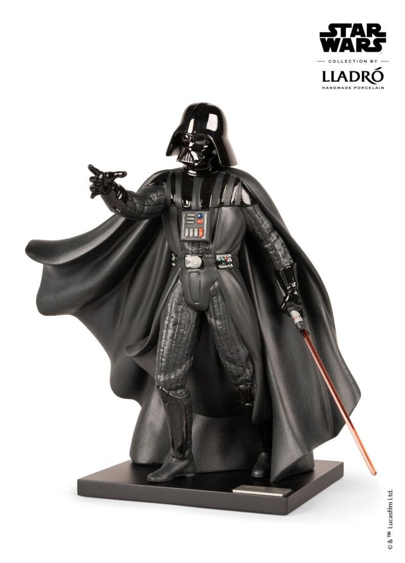 Escultura Darth Vader™. Serie Limitada en Lladró