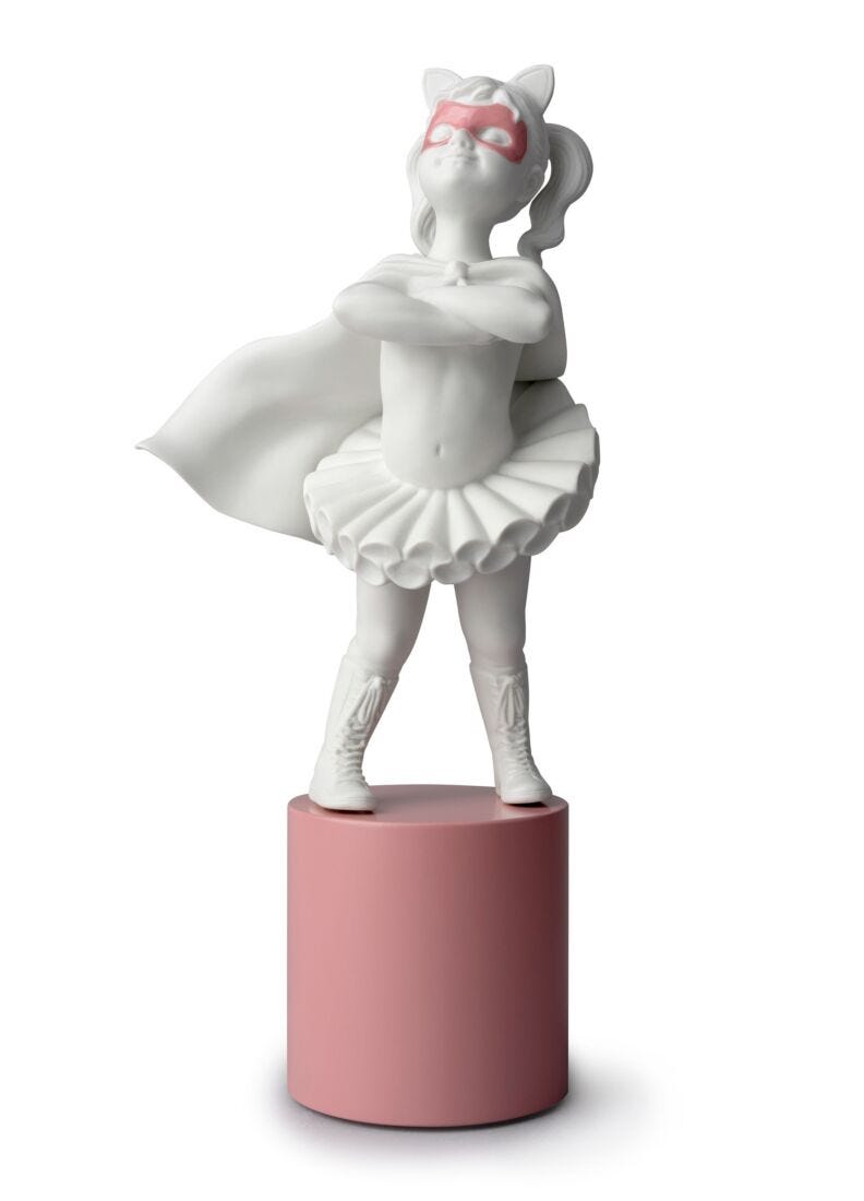 I'm a Superheroine Girl Figurine - Lladro-Canada